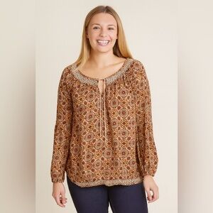 Bohemian Top from John Robshaw for Lucky Size Small​​​